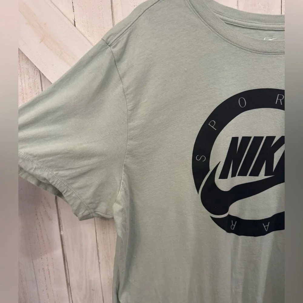 Nike Light Green Tee with White Logo
